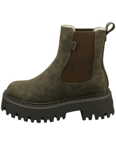 Buffalo - Ghete chealsea ASPEN WARM VEGAN Verde, Femei