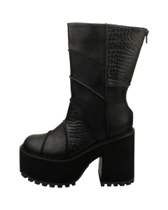 Buffalo - Cizme cu toc KILLAH PATCH VEGAN Negru, Femei