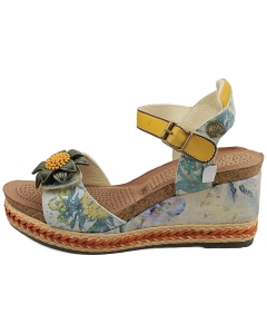 Laura Vita - Sandale FACYO 06 Verde, Femei