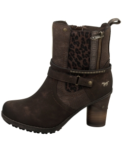 Mustang - Ghete HIGH HEEL SIDE ZIP Maro, Femei