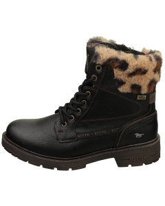 Mustang - Ghete SIDE ZIP LOW HEEL Negru, Femei