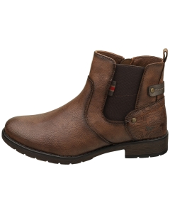 Mustang - Ghete chealsea SIDE ZIP LOW HEEL Maro, Femei