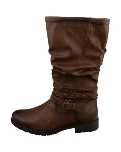 Mustang - Cizme inalte SIDE ZIP LOW HEEL Maro, Femei