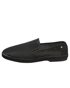 Rivieras - Espadrile CLASSIC FILET Negru, Barbati