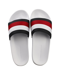 Tommy Hilfiger - Sandale slide ESSENTIAL CORP Rosu, Femei